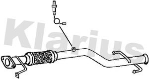 Exhaust pipe 130438