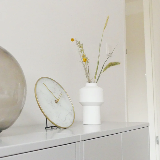 Marble Table Clock