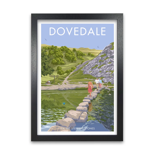 'Derbyshire Dovedale' Graphic Art