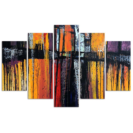 Canvas Print Colourful Abstraction