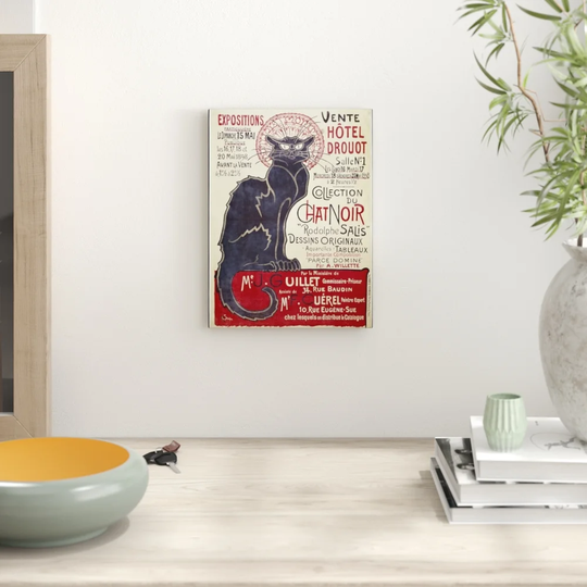 Poster Advertising the Sale of the 'Chat Noir (Black Cat) 1898 - Advertisement Print