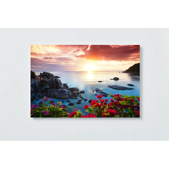 Sunset at Magnetic Wall Mounted Cork Board