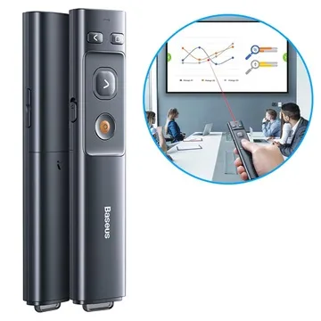 Baseus Orange Dot Wireless Presenter ACFYB-0G - Grey