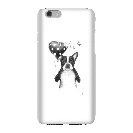 Balazs Solti Bulldog And Balloon Phone Case for iPhone and Android - iPhone 6 - Snap Case - Gloss