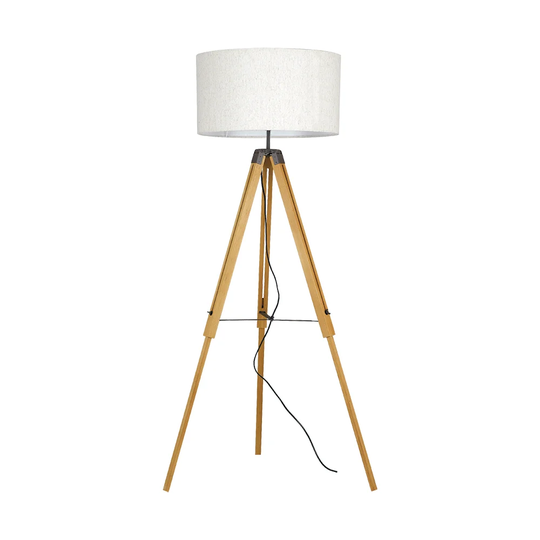 Studios 151Cm Wood Tripod Floor Lamp