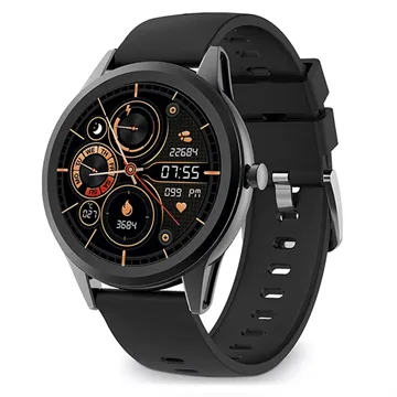 Ksix Globe Waterproof Smartwatch with Bluetooth 5.0 - Black