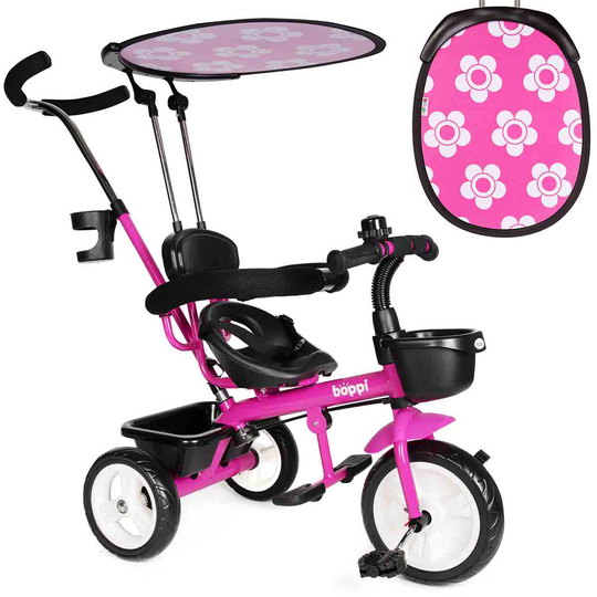 Boppi 4-in-1 Metal Tricycle - Pink
