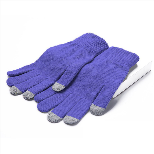 (Purple) Miss Lulu Unisex Winter Touchscreen Gloves for Smartphone / Tablet iGloves