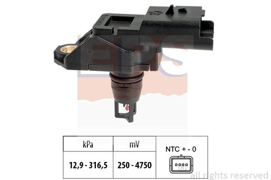 Air Pressure Sensor, height adaptation 1.993.261 EPS Facet 1993261