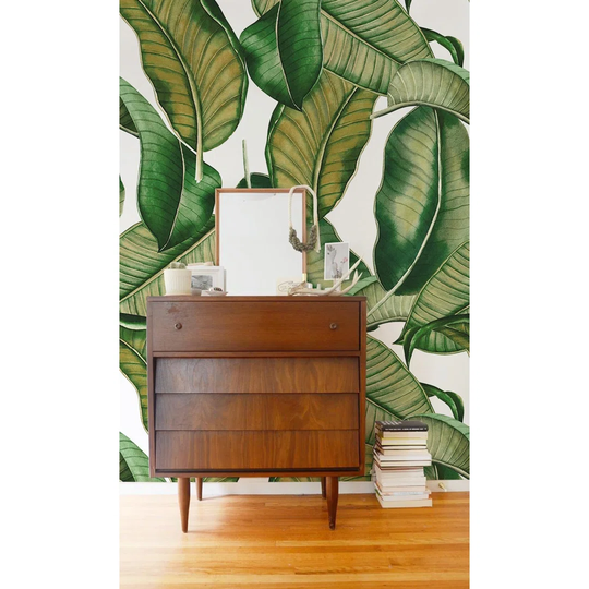 Walllpaper Roll 360X250cm Kitchen Livingroom Bedroom Mural Decoration Wallpaper Material With Print - Botanical Leaves