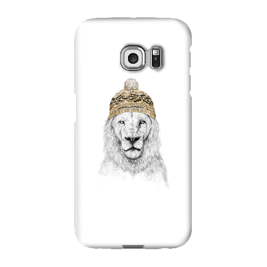 Balazs Solti Lion With Hat Phone Case for iPhone and Android - Samsung S6 Edge - Snap Case - Matte