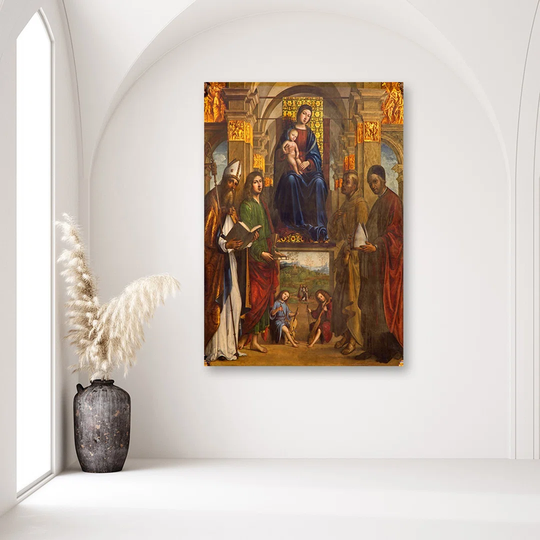 Canvas Print Madonna And Saints Of Bologna,