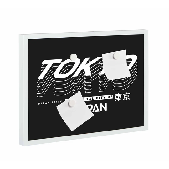 Tokyo Magnetic Wall Mounted Photo Memo Board