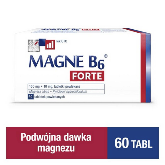 MAGNE B6 Forte 60 tablets, magnesium B6