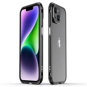 Polar Lights Style iPhone 14 Metal Bumper - Black
