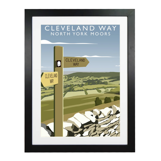 Cleveland Way 2 by Richard O'Neil - Graphic Art Print on Paper