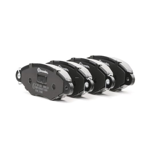 BREMBO Brake pad set RENAULT,NISSAN P 56 038 4106000Q0A,4106000QAF,4106000QAG 4106000QAK,7701205512,7701205513,7701205995,7701205996,7701206811