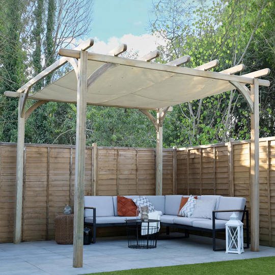Forest Garden Ultima Pergola - 3.6 x 3.6m with Canopy