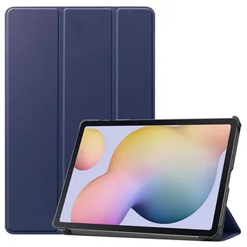 Tri-Fold Series Samsung Galaxy Tab S7/S8 Folio Case - Dark Blue
