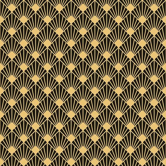 Walllpaper Roll 208X146cm Wallpaper Material With Print Mural Decoration Kitchen Livingroom Bedroom - Art Deco Texture Golden