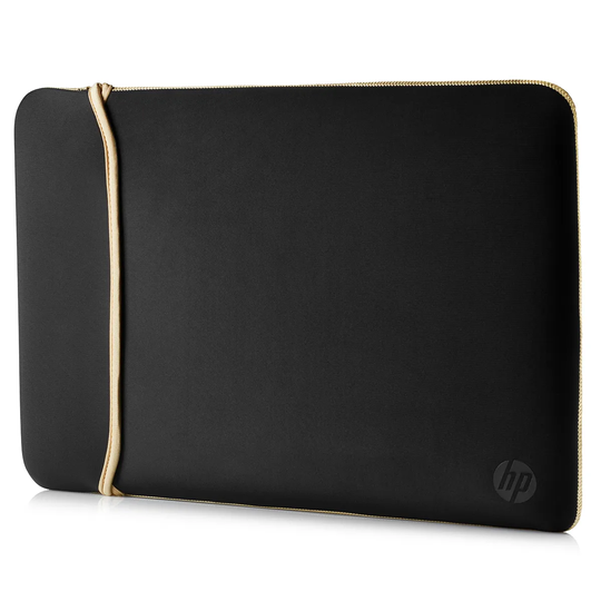 HP 35.56 cm (14" ) Neoprene Reversible Sleeve - Black/Gold