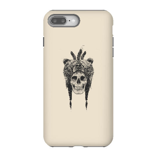 Balazs Solti Bear Head Phone Case for iPhone and Android - iPhone 8 Plus - Tough Case - Matte