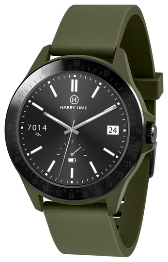 Harry Lime Khaki and Black Colour Fashion Smart Watch