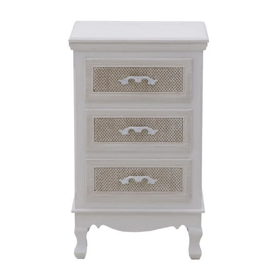 Wimbled 3 Drawer Bedside Table