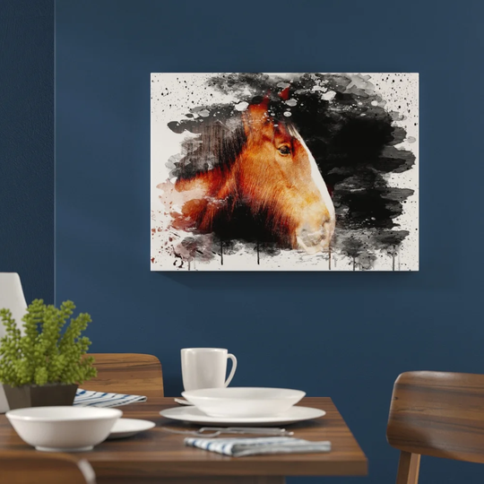 'Shire Horse' Graphic Art Print Poster