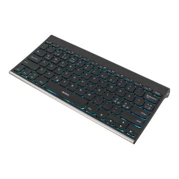 DELTACO TB-630 mini Tastatur 7 farver TrÃ¥dlÃ¸s Nordisk - Hvid