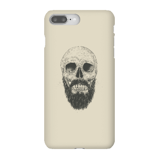 Balazs Solti Bearded Skull Phone Case for iPhone and Android - iPhone 8 Plus - Snap Case - Gloss