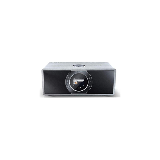 Sharp DR-I470(GR) PRO 30W Internet DAB+ FM Stereo Digital Radio with Wi-Fi, Bluetooth, Alarm, TFT Colour Display & Remote Control - Grey