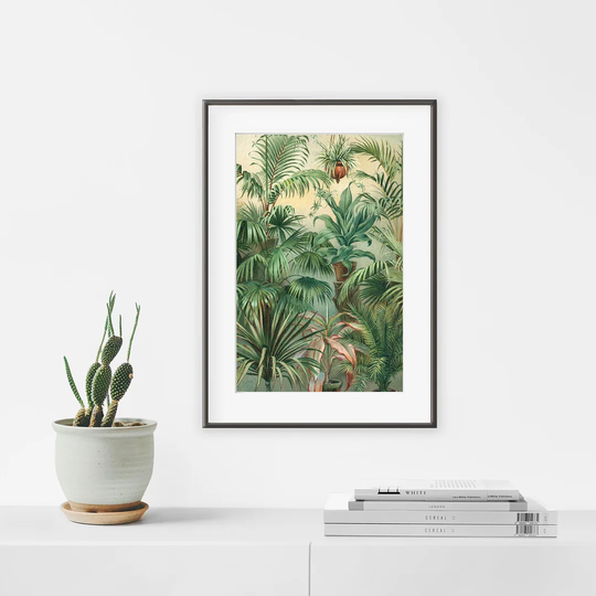 Vintage Botanic 1 - Picture Frame Graphic Art Print on Paper
