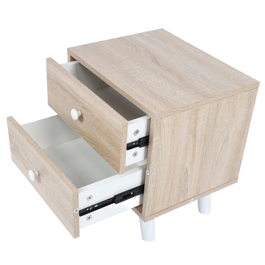 Mercato 2 Drawer Bedside Table