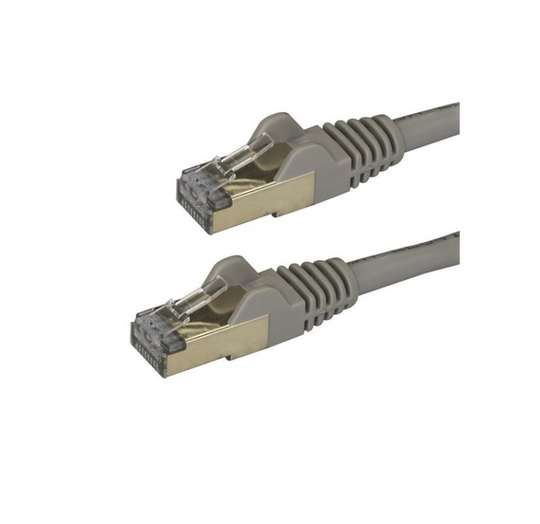 StarTech.com Cat6a 1M Grey Patch Cable STP