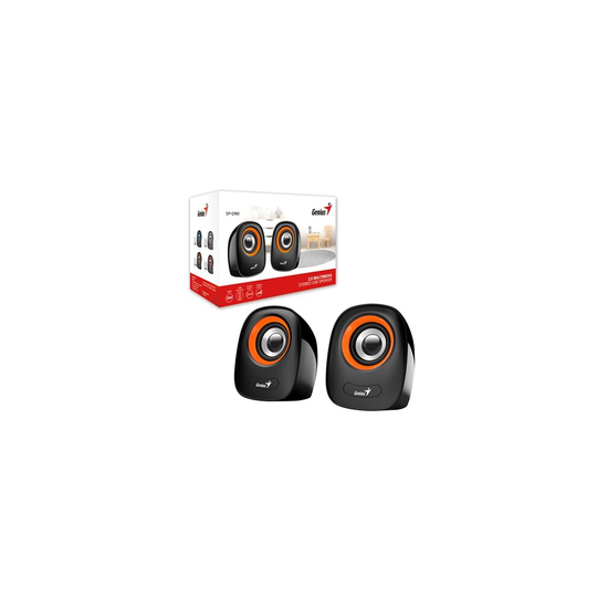 Genius SP-Q160 Orange Stereo Speakers