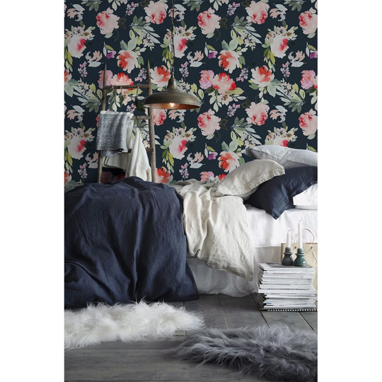 Walllpaper Roll 208X146cm Mural Decoration Kitchen Livingroom Bedroom Wallpaper Material With Print - Summer Flowersful