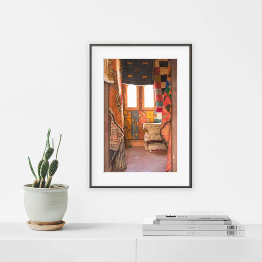 Rug Shop - Picture Frame Photograph Print on Paper