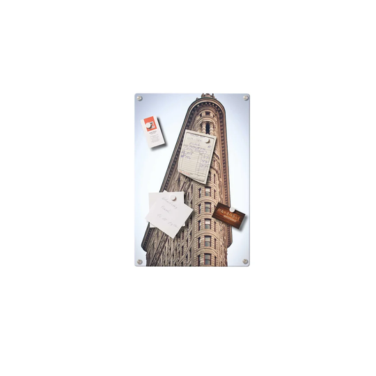 Flatiron Magnetic Wall Mounted Photo Memo Board