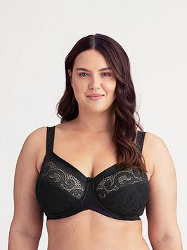Miss Mary Of Sweden Miss Mary Minimizer Underwired Bra - Black