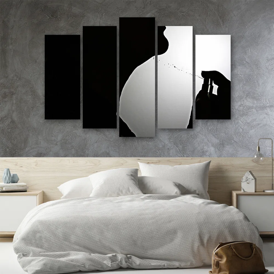 Canvas Print Woman Perfume