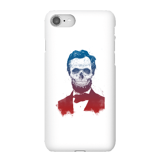 Balazs Solti Suited And Booted Skull Phone Case for iPhone and Android - iPhone 8 - Snap Case - Matte