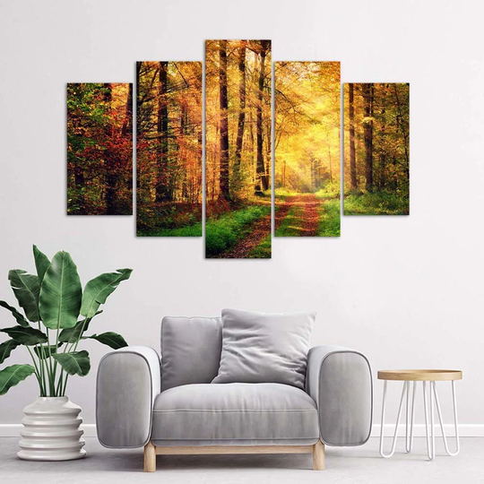 Canvas Print Forest Autumn