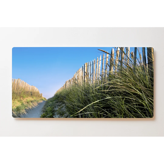 Backlight Motive Wall Picture Beach Path Magnetic Cork Board