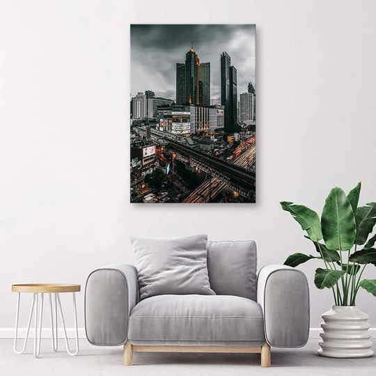 Canvas Print Skyline City