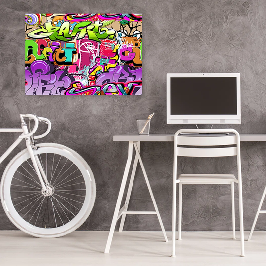 Canvas Print, Purple Abstraction