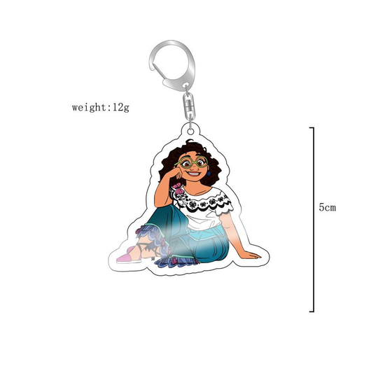 (Sit) Encanto Acrylic Keyrings Character Collectible Keychain Gift Decor