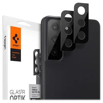 Spigen Optik.tR Samsung Galaxy S21 FE 5G Camera Lens Protector - Black