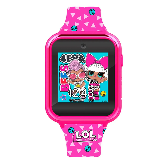 Disney LOL Surprise kids interactive watch with printed soft silicone strap.