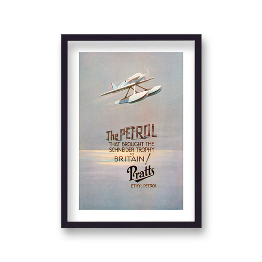 Vintage Advertising Print Pratts Ethyl Petrol